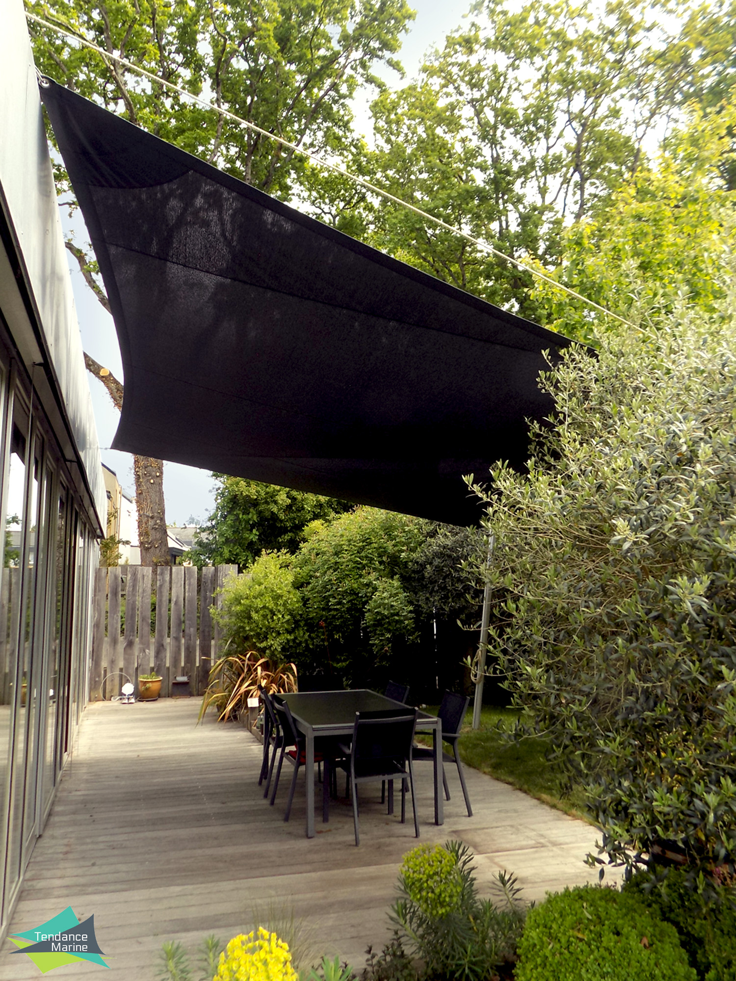 voile trapeze anthracite