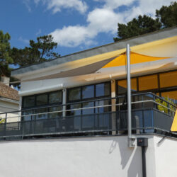 terrasse surélevée brise vue
