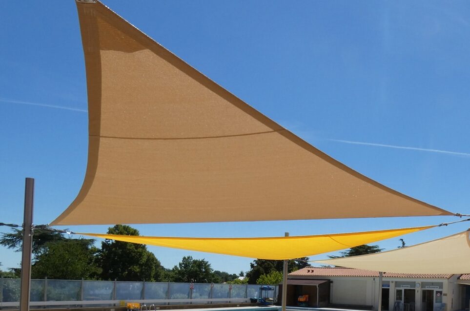 pose de voile d’ombrage à Sainte-Marie (Pornic)